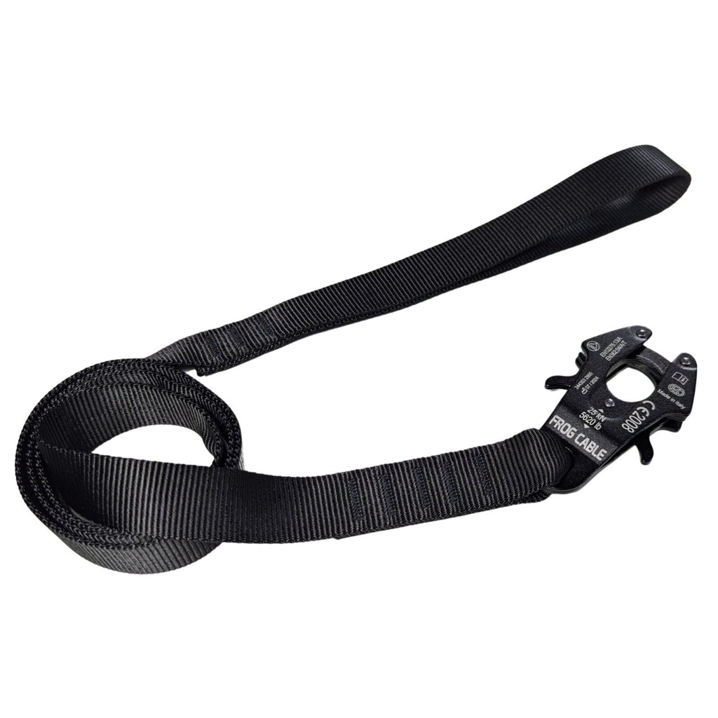 Heavy Duty Two Dual Double Traffic Handle Dog Pet Nylon Leash Kong FROG Clip