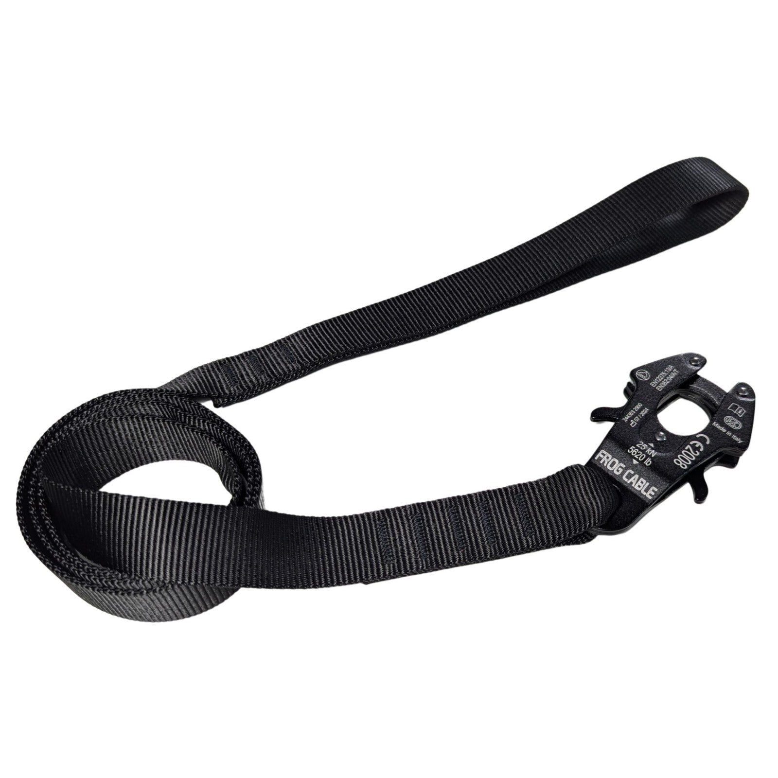 Heavy Duty Two Dual Double Traffic Handle Dog Pet Nylon Leash Kong FROG Clip