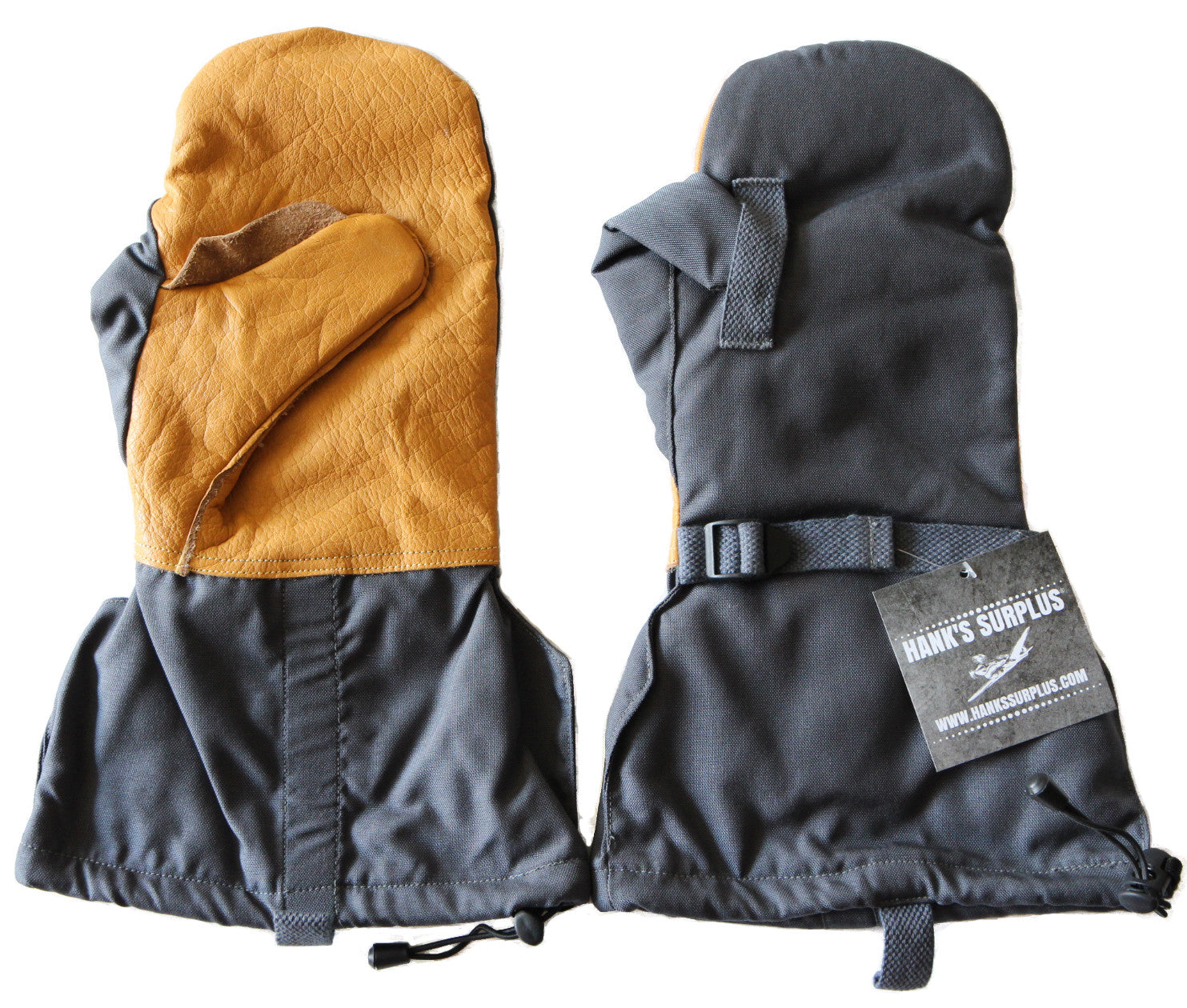 Military Tactical Insulated Hunting Ski Extreme Cold Arctic Leather Mittens