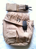 Official Military Army Collapsible Camping Canteen 2 QT Cover Pouch Sling Tan