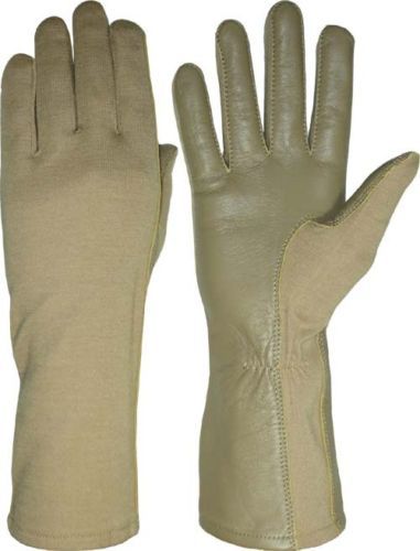 Nomex Military Fire Resistant Aviator Pilot Flyer Flight Sheepskin Leather Glove