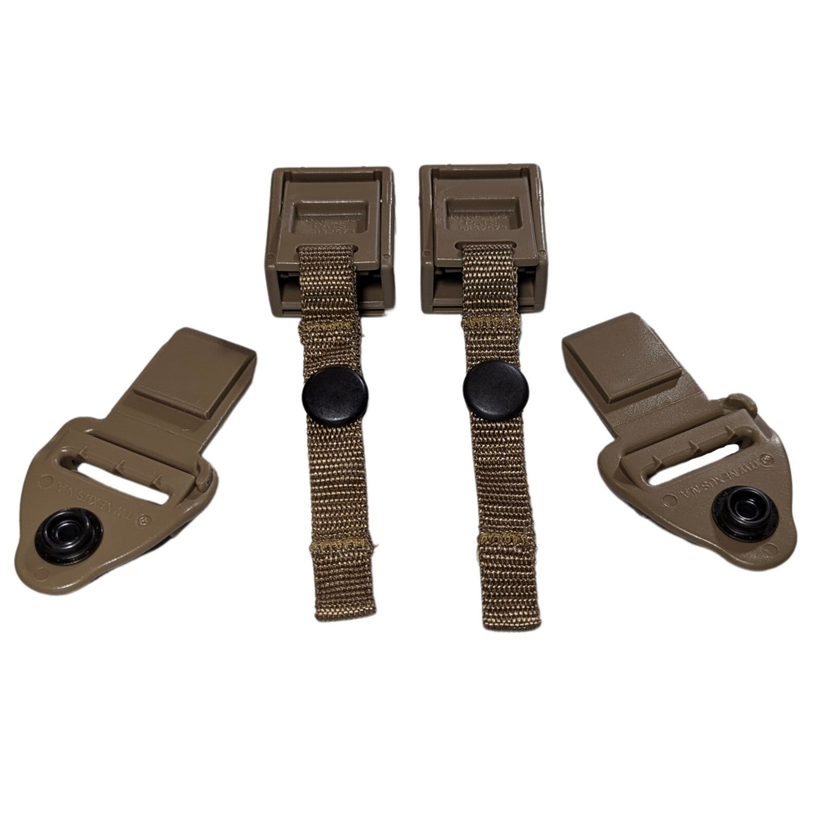 2 ITW Military Assault Pack Rucksack 1" Quick Release Shoulder Strap Buckles