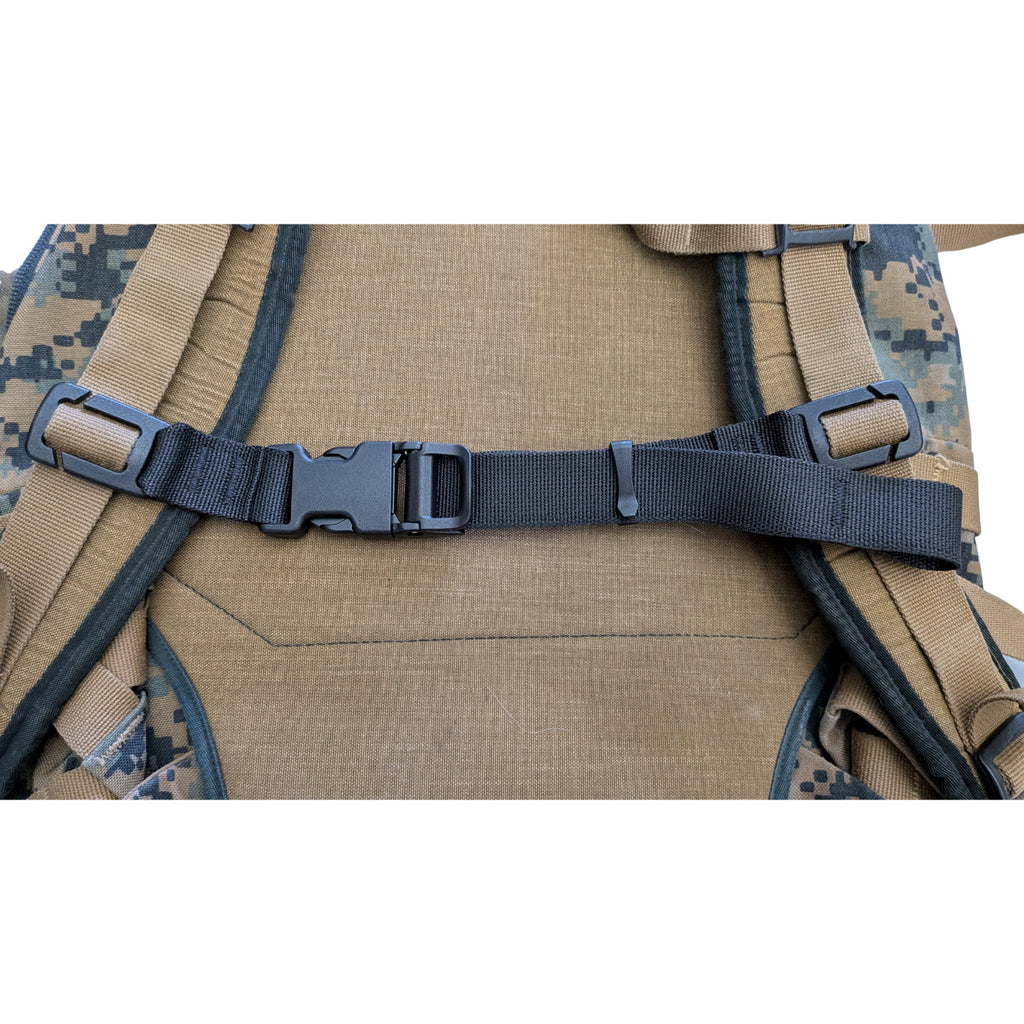 Heavy Duty Military Backpack Molle Replacement Chest Sternum Strap Auto Cam Clip