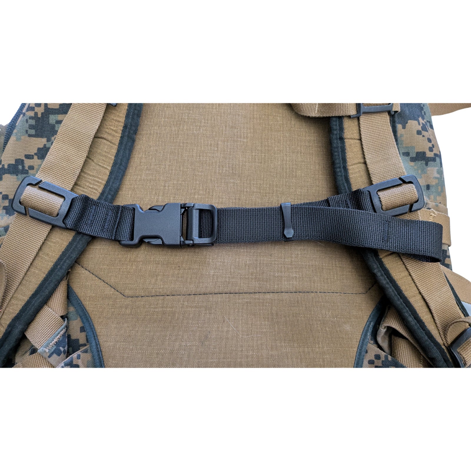 Heavy Duty Military Backpack Molle Replacement Chest Sternum Strap Auto Cam Clip