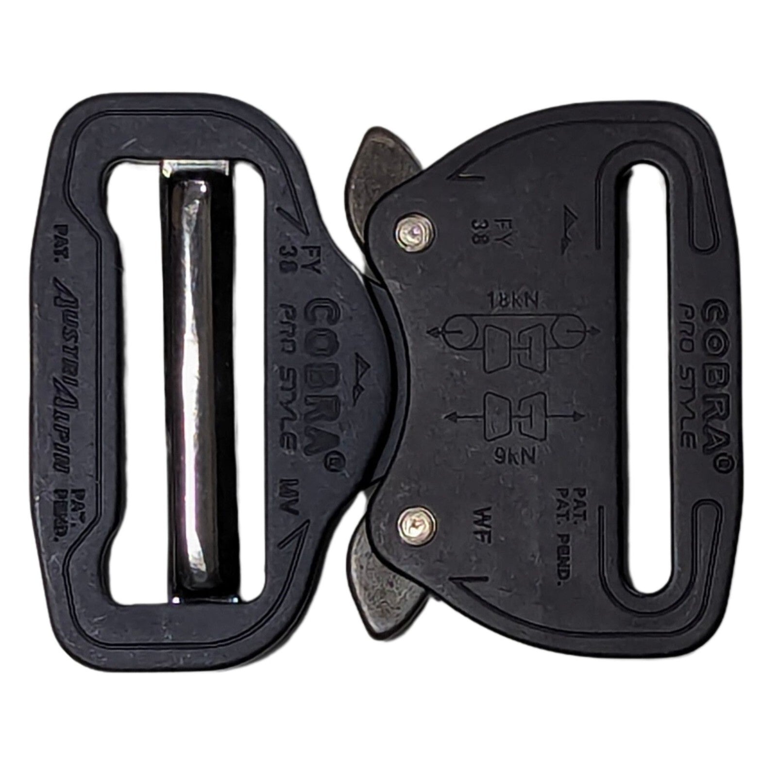 AustriAlpin COBRA ProStyle 1.5" Quick Release Tactical Belt Buckle Matte Black