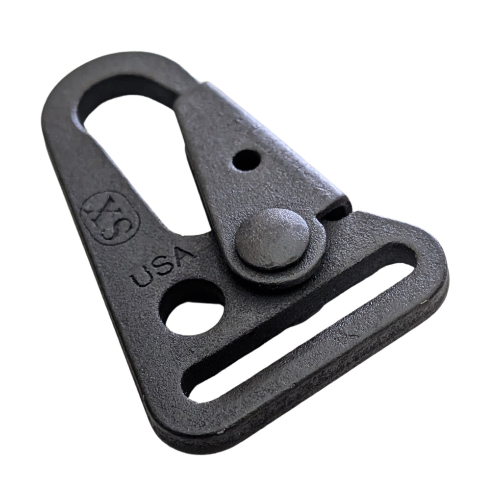 2-Pack US Military Tactical Gun Gear Equipment 1" Sling HK Snap Clip Black