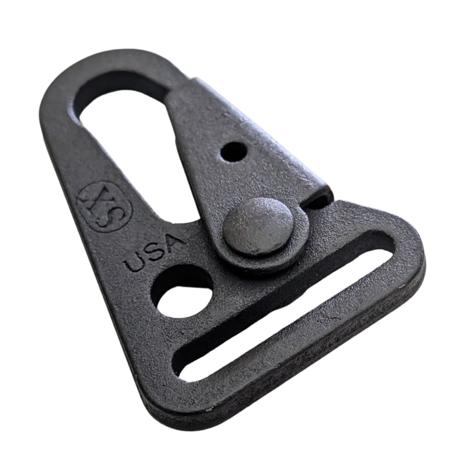 2-Pack US Military Tactical Gun Gear Equipment 1" Sling HK Snap Clip Black