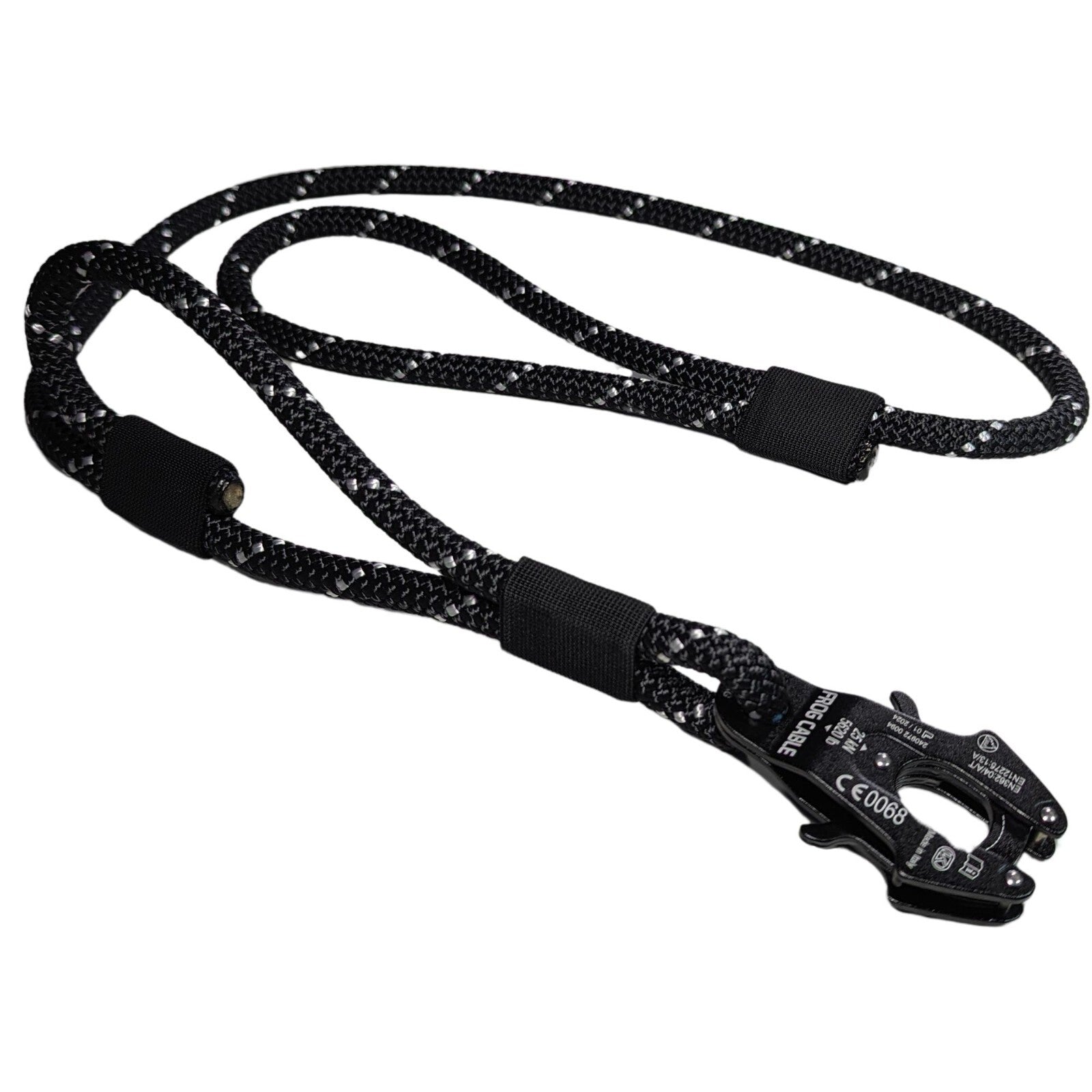 Professional Climbing Rope Double Handle Dog Leash Lead with Kong FROG Clip US Made