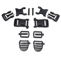 1" Replacement Repair MOLLE Backpack Quick Connect Snap Buckles Slide 8 Pcs