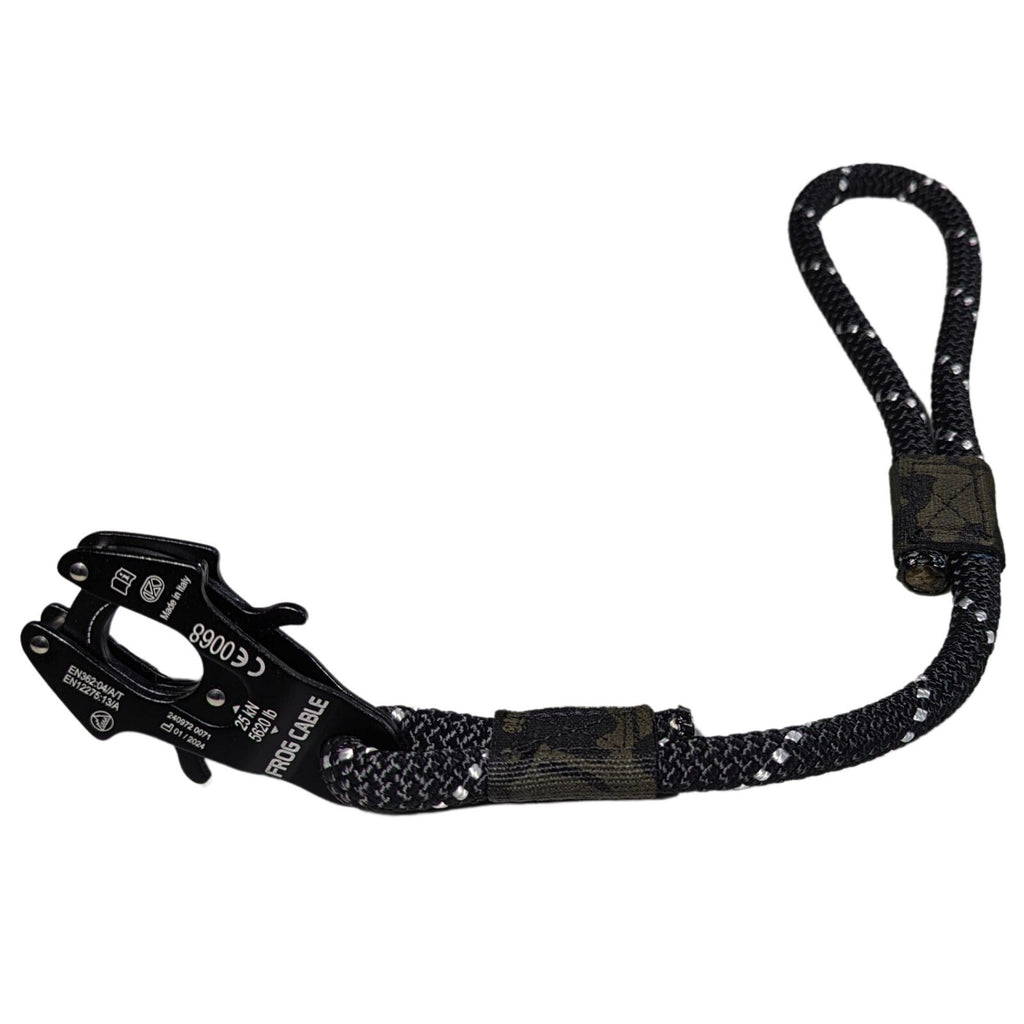 Heavy Duty Dog Training Short Traffic Rope Handle Leash with Kong FROG Clip