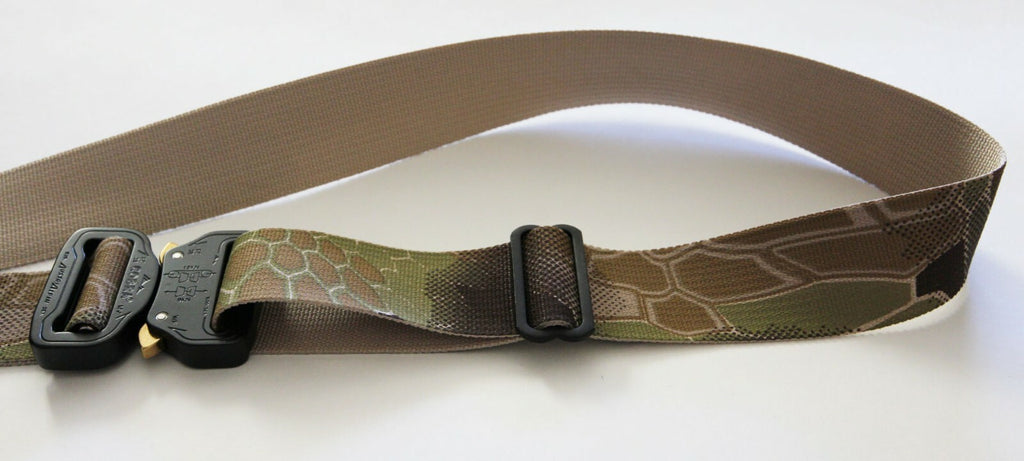 Hunting Military Army Reversible Camo 1.5" Belt with Quick Release COBRA Buckle