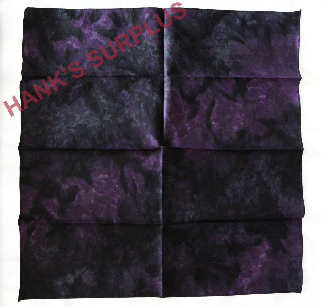 Multicolor Tie Dye Bandana Face Mask 100% Cotton Neck Gator 21" x 21"