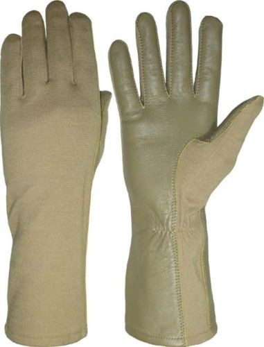 Nomex Military Fire Resistant Aviator Pilot Flyer Flight Sheepskin Leather Glove