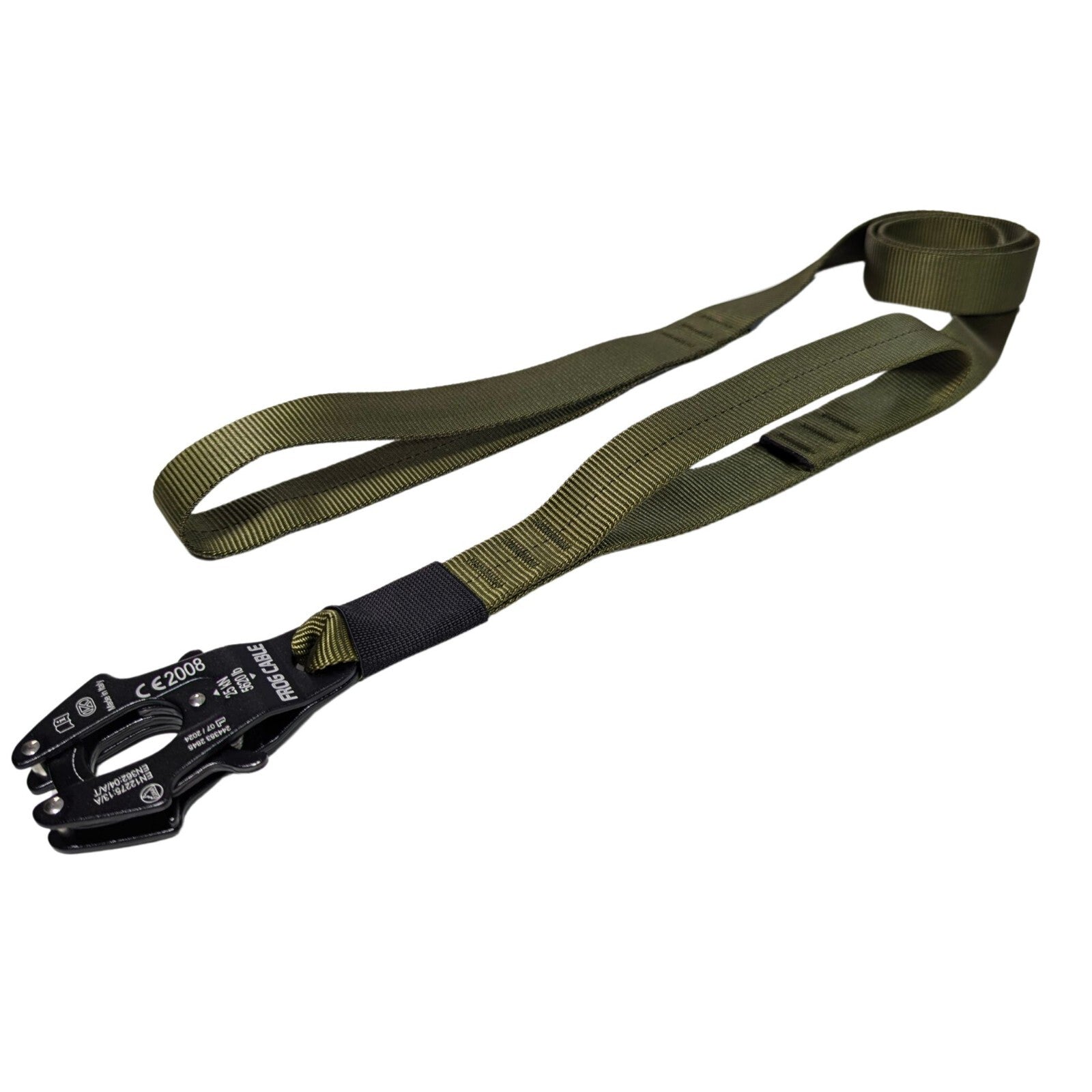 Heavy Duty Two Dual Double Traffic Handle Dog Pet Nylon Leash Kong FROG Clip
