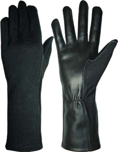 Nomex Military Fire Resistant Aviator Pilot Flyer Flight Sheepskin Leather Glove
