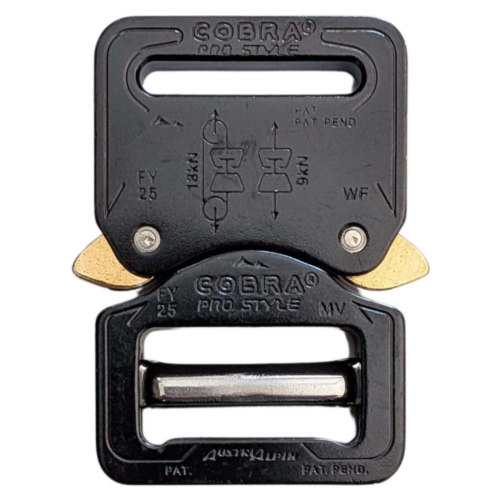 Heavy Duty Tactical COBRA ProStyle 1" Quick Release Adjustable Snap Buckle