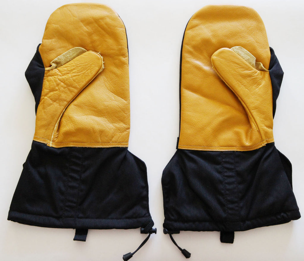 Military Tactical Insulated Hunting Ski Extreme Cold Arctic Leather Mittens