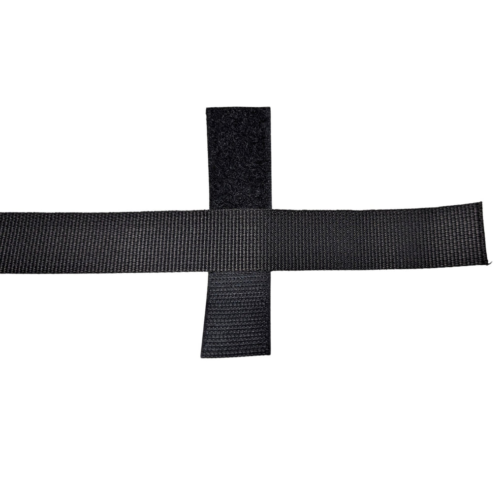 10 Black 1" MOLLE Official VELCRO® Backpack Assault Pack Webbing Keeper Straps