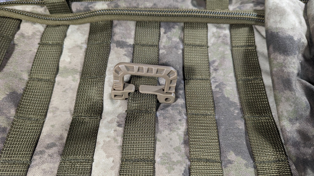 10 Backpack Vest MOLLE Grimloc Carabiner Gear Attachment Snap Clips TAN 499