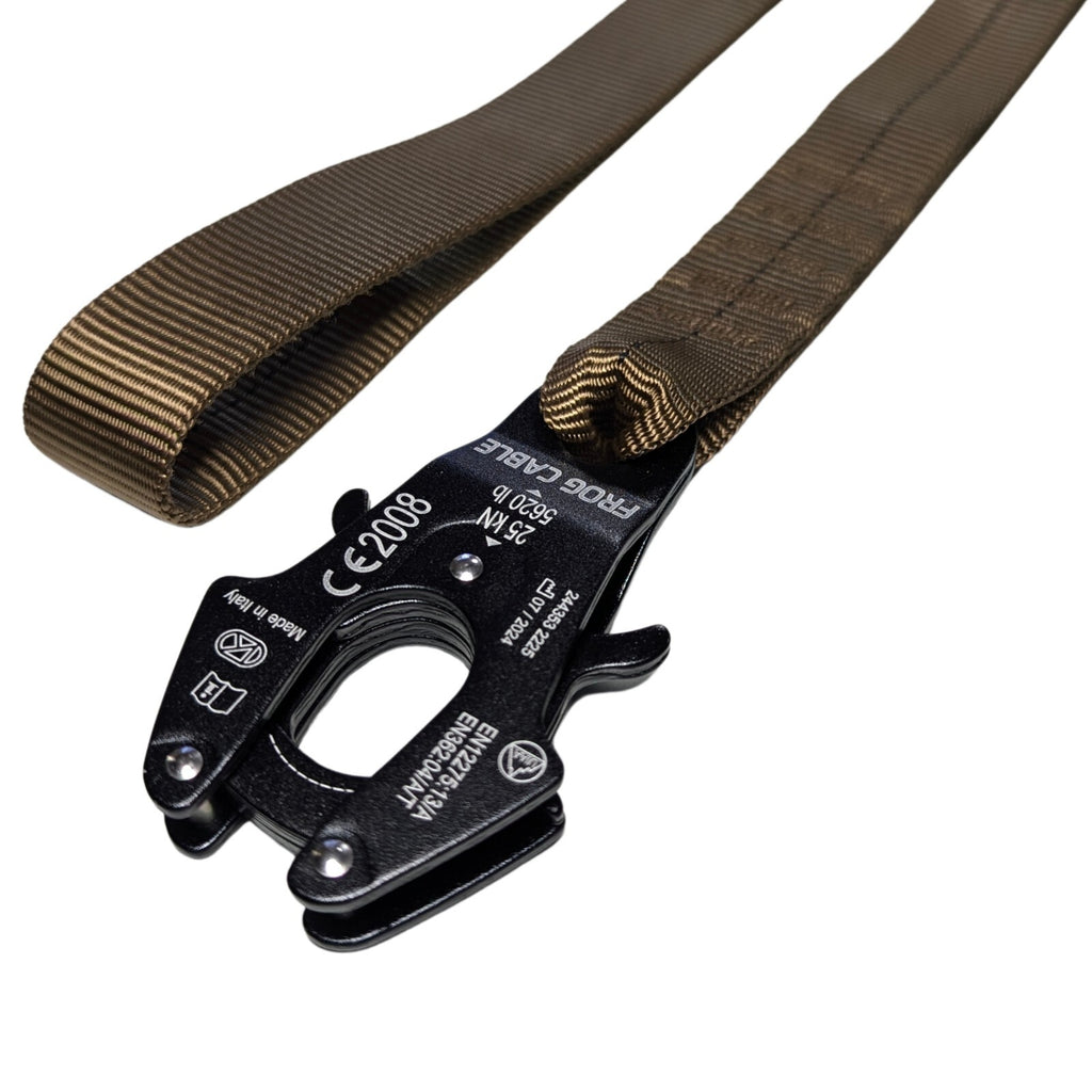 Heavy Duty Two Dual Double Traffic Handle Dog Pet Nylon Leash Kong FROG Clip