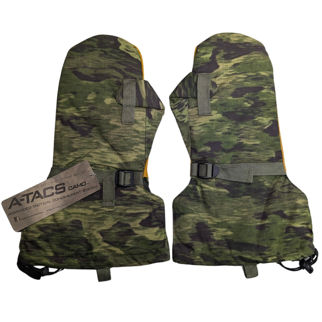 Military Tactical Insulated Hunting Extreme Cold Arctic Leather Mittens & Liners