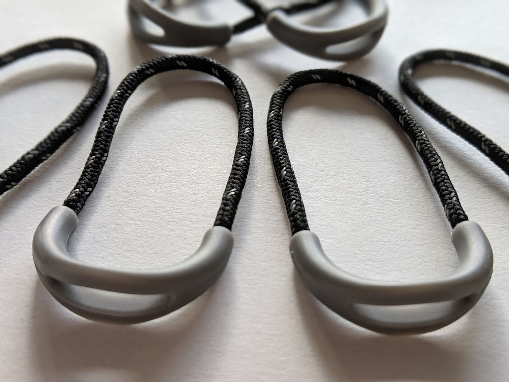 6 Heavy Duty Luggage Backpack Pack Tent Jacket Replacement Zipper Tab Pull Cords