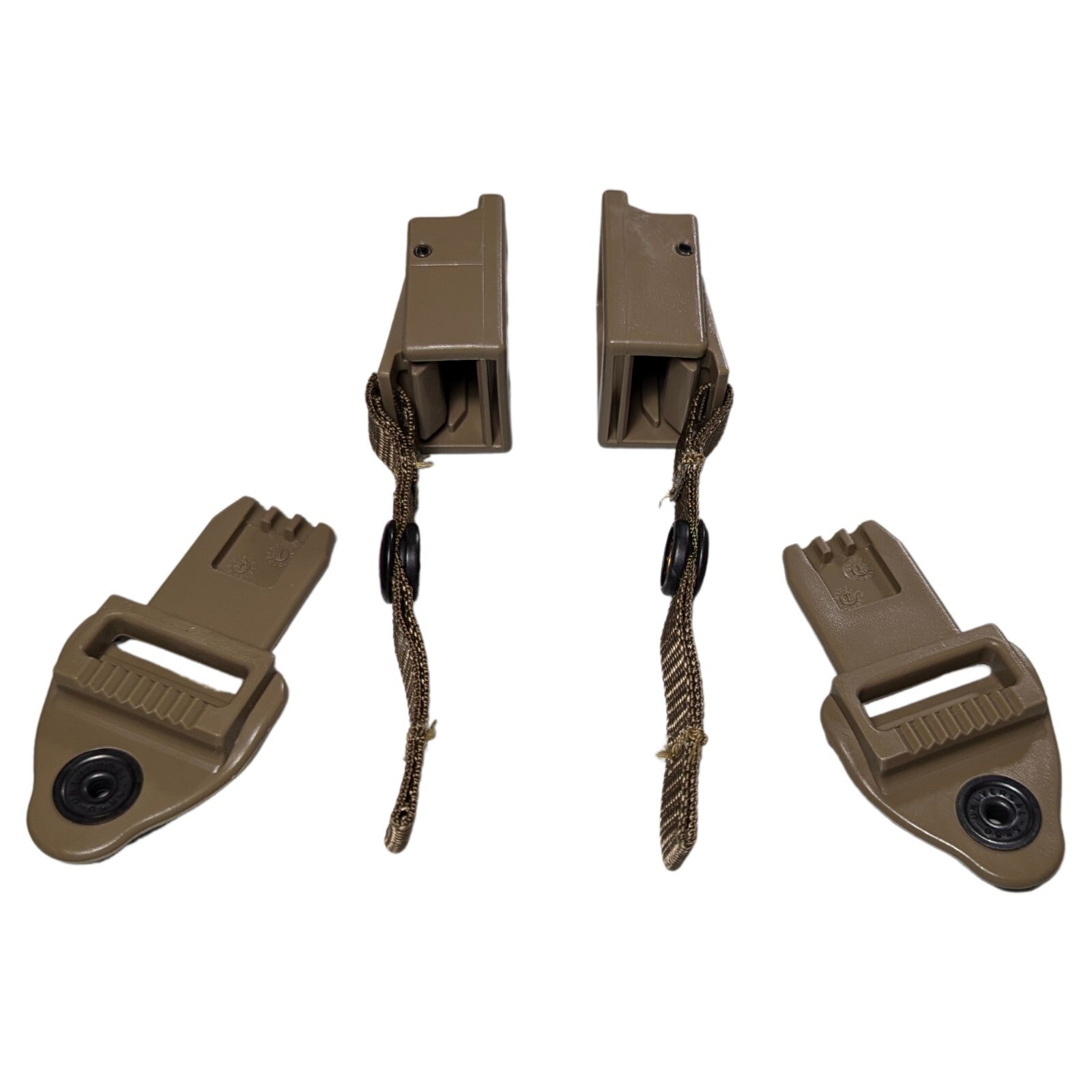 2 ITW Military Assault Pack Rucksack 1" Quick Release Shoulder Strap Buckles