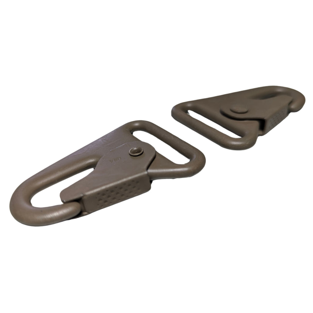 2-Pack US Mil-Spec Tactical HK Snap Clip Gun Gear Equipment 1" Sling Strap