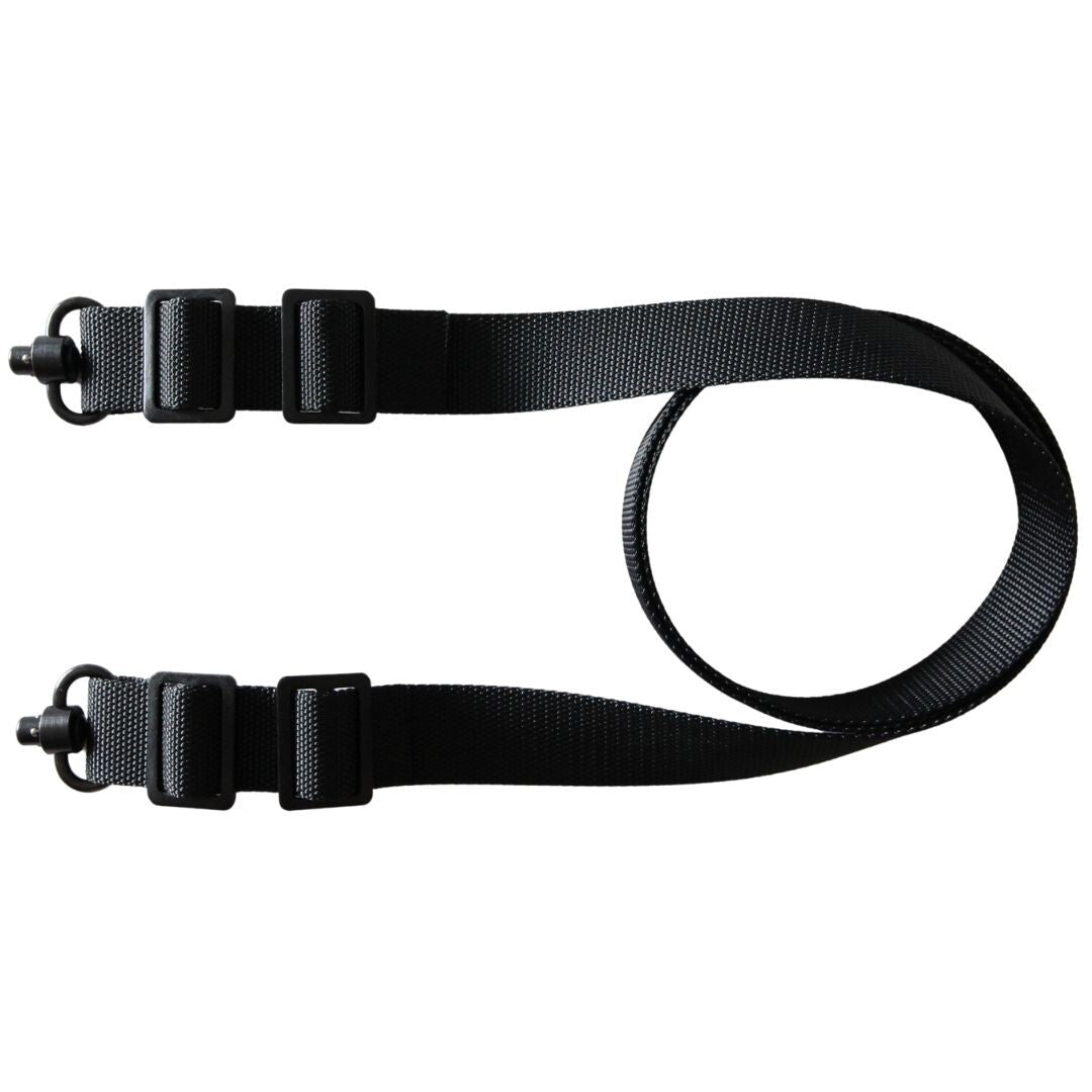 1.25" Two Point Adjustable Gun Rifle Sling with Push Button Swivels 36"-63"