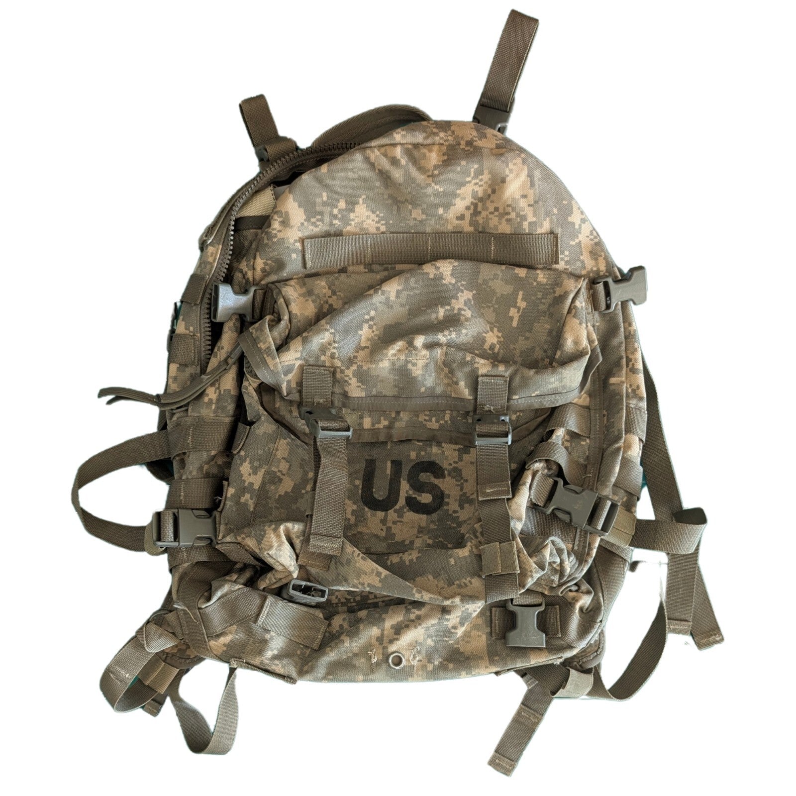 US Military Army ACU MOLLE Tactical Assault Patrol 3 Day Backpack Pack Poor/FAIR