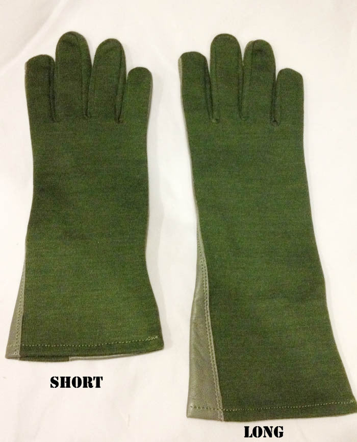 Nomex Military Fire Resistant Aviator Pilot Flyer Flight Sheepskin Leather Glove