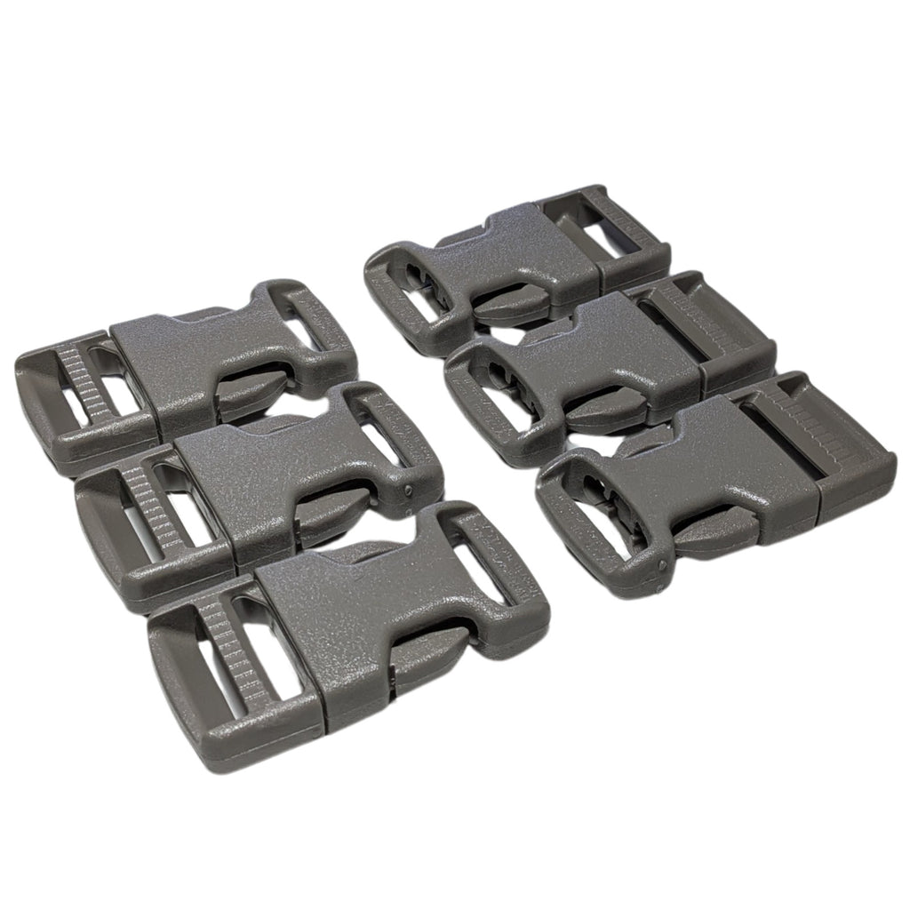 6 ITW 1" Military MOLLE Backpack Quick Release Repair Snap Buckle Clips Foliage