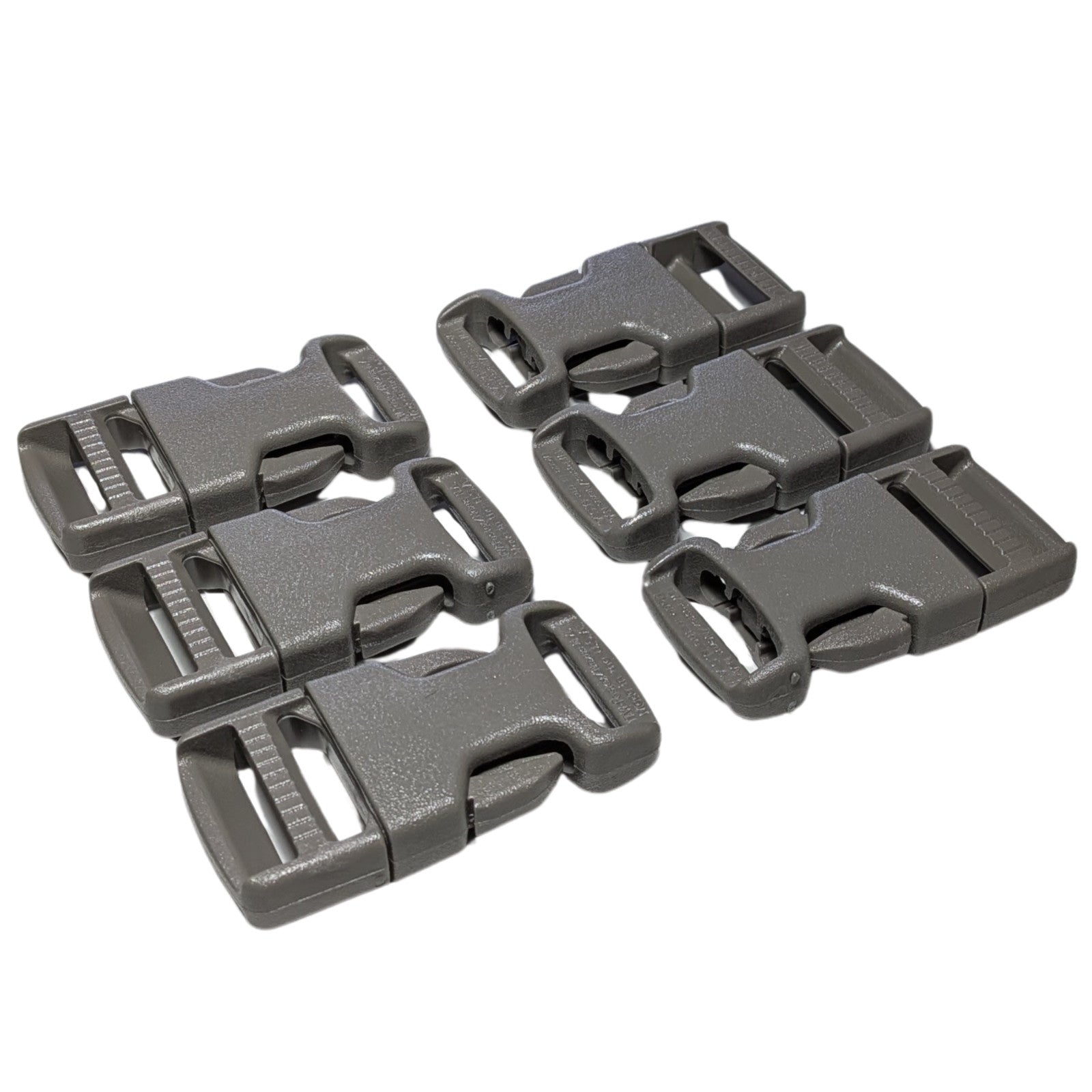 6 ITW 1" Military MOLLE Backpack Quick Release Repair Snap Buckle Clips Foliage