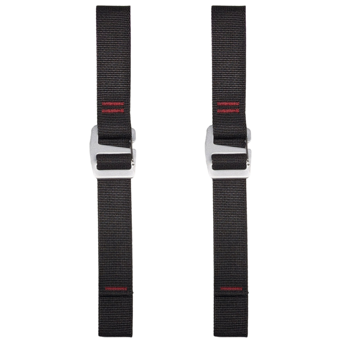 Backpack Gear Compression Straps 1" Mil-Spec Webbing - Aluminum Spring Latch Clip - Made in USA