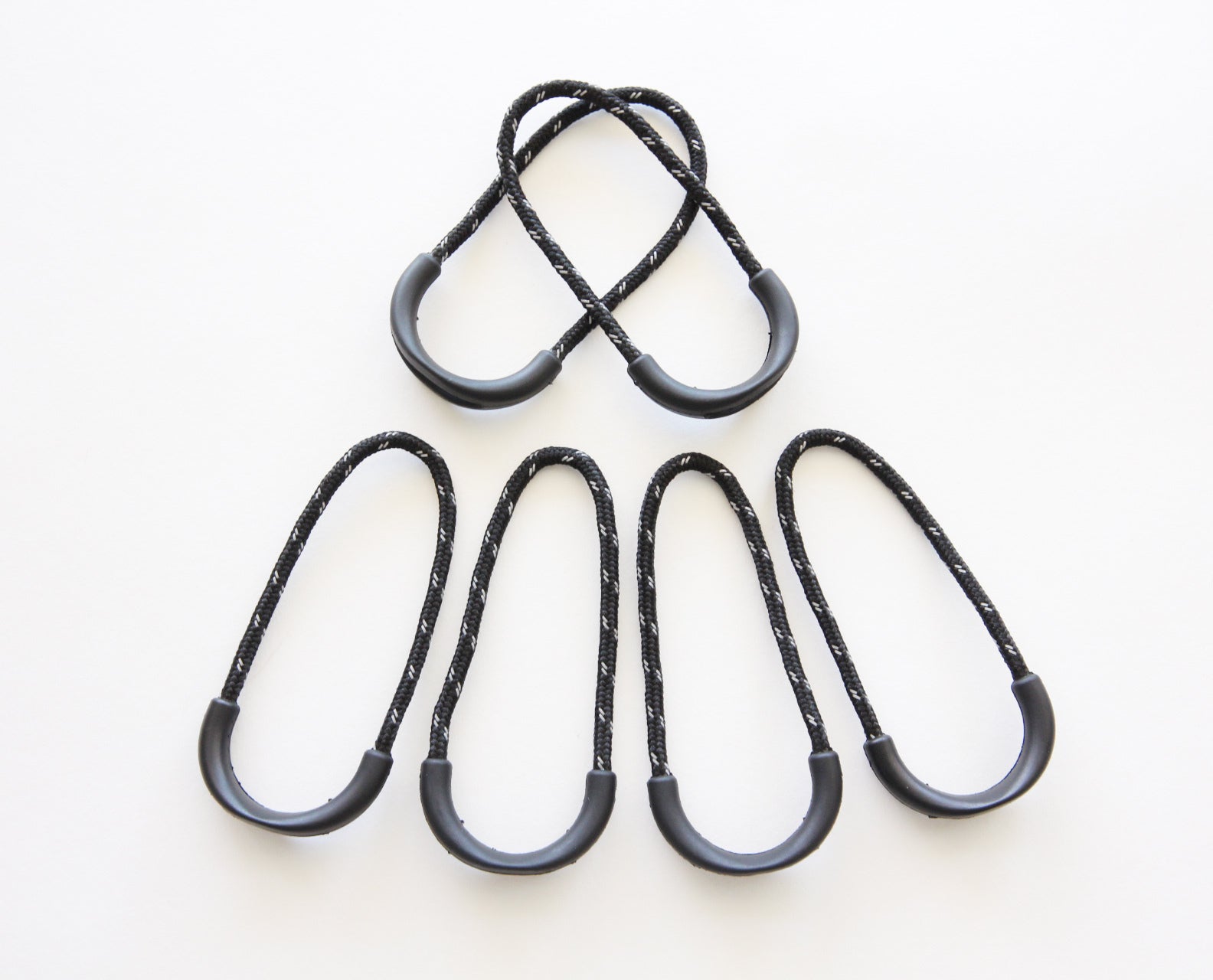 6 Heavy Duty Luggage Backpack Pack Tent Jacket Replacement Zipper Tab Pull Cords