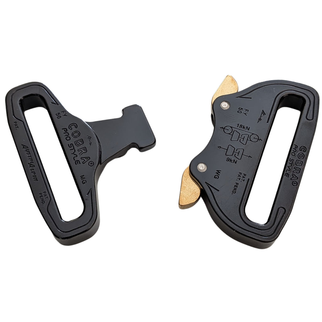 COBRA 2" 50mm Quick Release Tactical Dual Wide Fixed Duty Belt Buckle