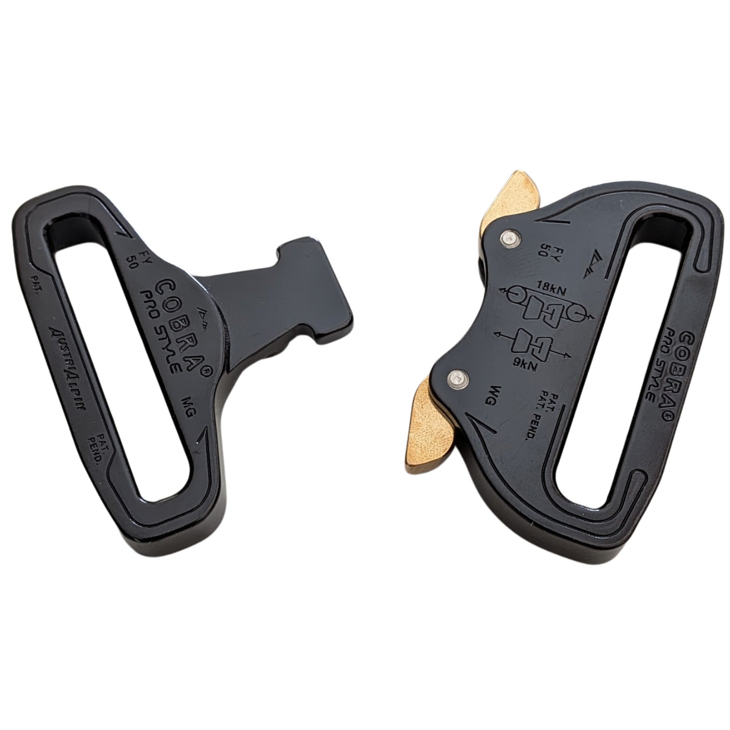 COBRA 2" 50mm Quick Release Tactical Dual Wide Fixed Duty Belt Buckle