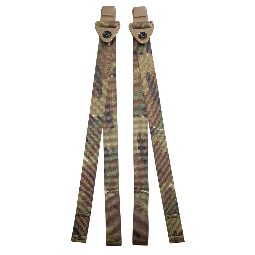 2 Military MultiCam MOLLE Assault Field Pack Backpack Lower Shoulder Straps