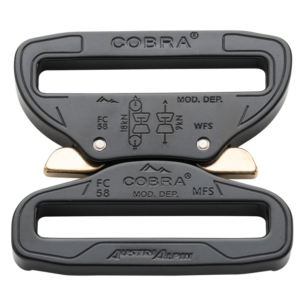 COBRA 2.25" 58mm Quick Release Tactical Dual Wide Fixed Duty Belt Buckle