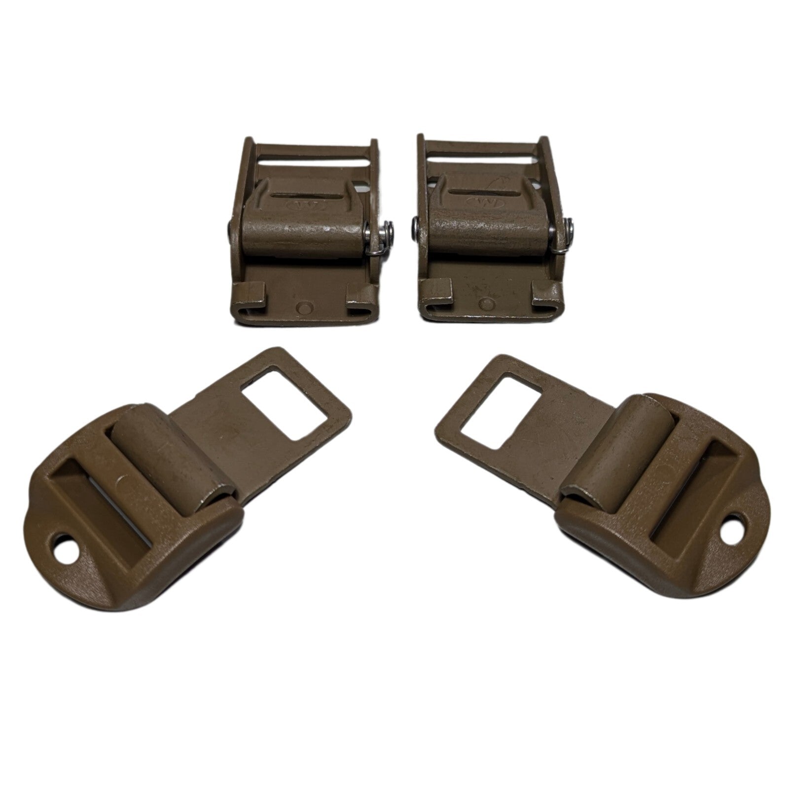 2 FILBE MQRB Military Quick Release 1" Shoulder Tension Cinch Strap Snap Buckles