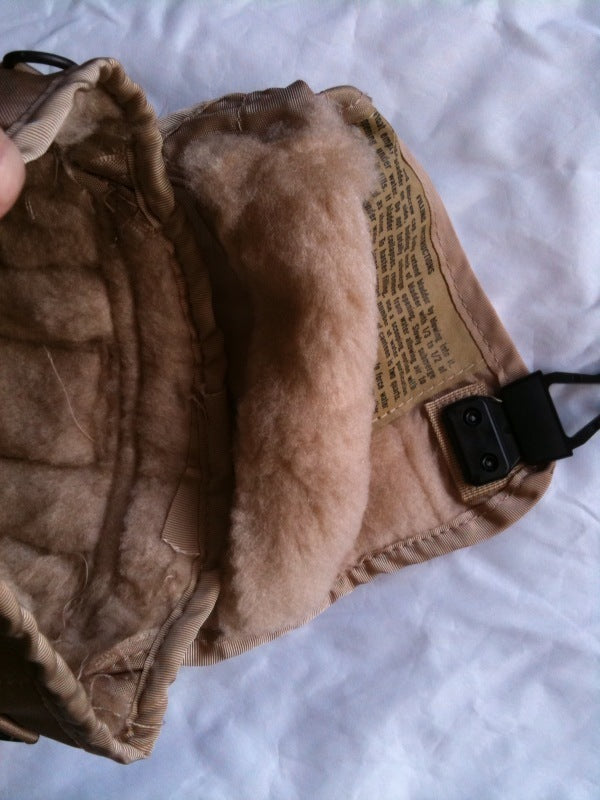 Official Military Army Collapsible Camping Canteen 2 QT Cover Pouch Sling Tan