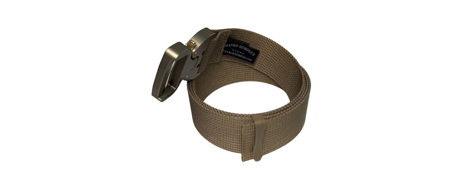 Single Layer Nylon Quick Release Cobra Buckle Utility EDC Riggers Belt 1.5"