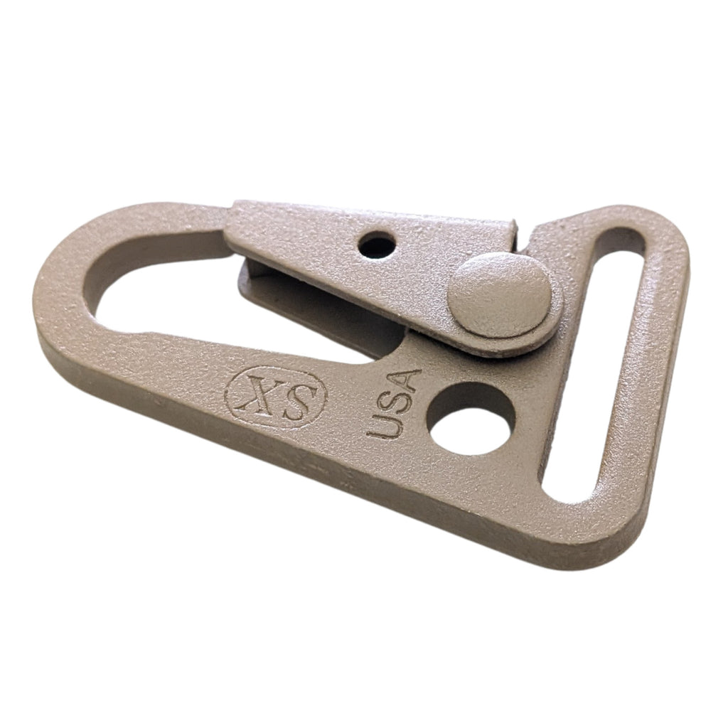 2-Pack US Military Tactical Gun Gear Equipment 1" Sling HK Snap Clip Coyote