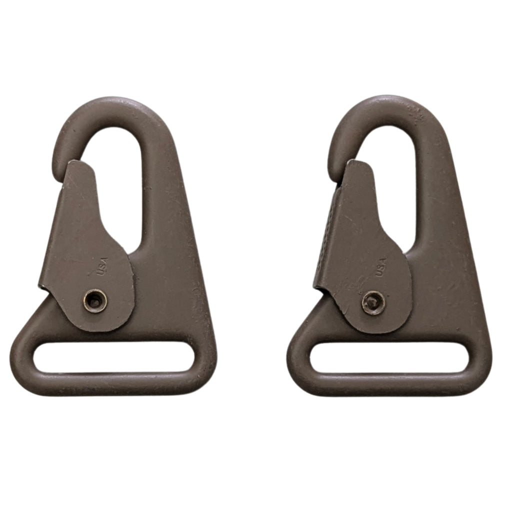 2-Pack US Mil-Spec Tactical HK Snap Clip Gun Gear Equipment 1" Sling Strap