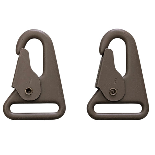 2-Pack US Mil-Spec Tactical HK Snap Clip Gun Gear Equipment 1" Sling Strap