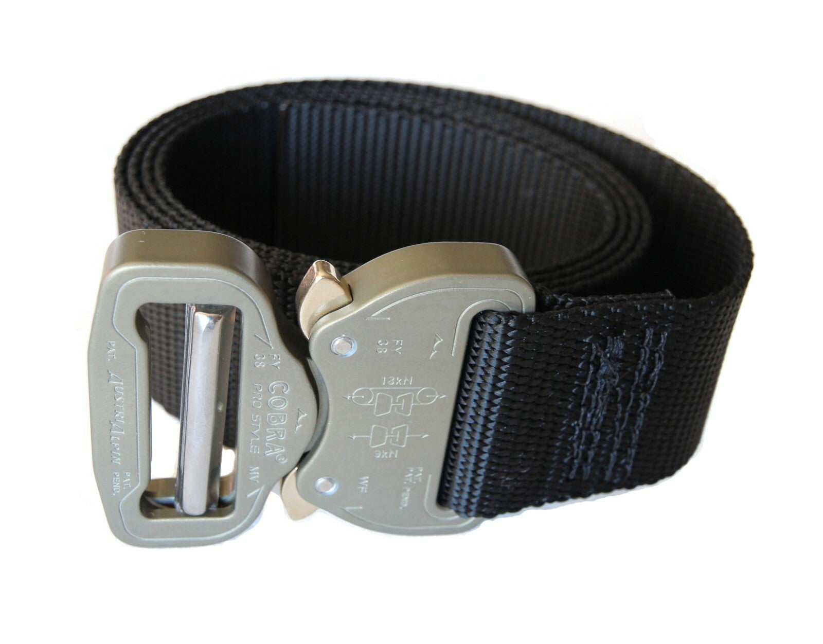 Heavy Duty Tactical Military BDU Waist Belt 1.5" w/ COBRA Buckle Made In USA