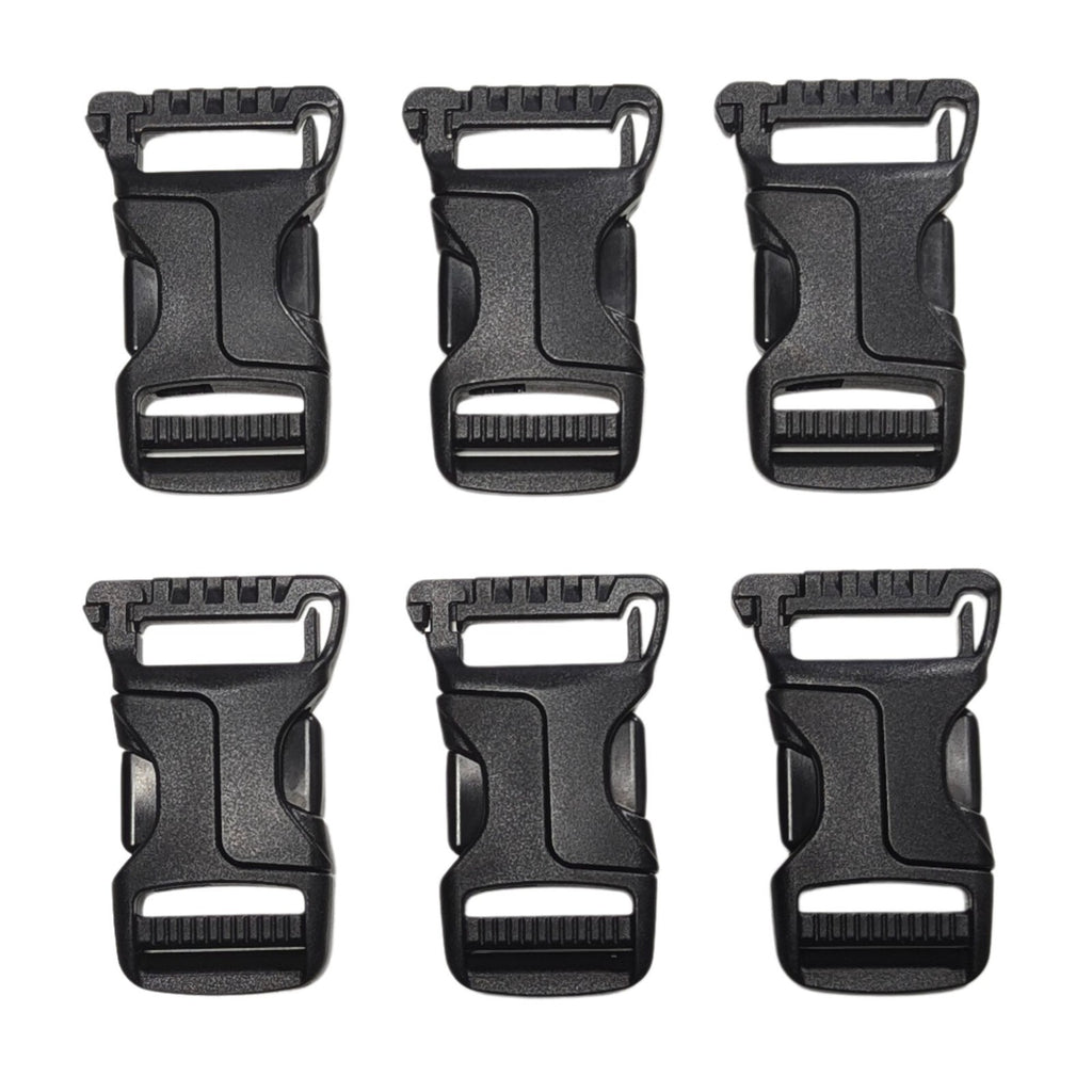 6 MOLLE Military Assault Pack Backpack 1" Webbing Quick Attach Snap Buckle Clips