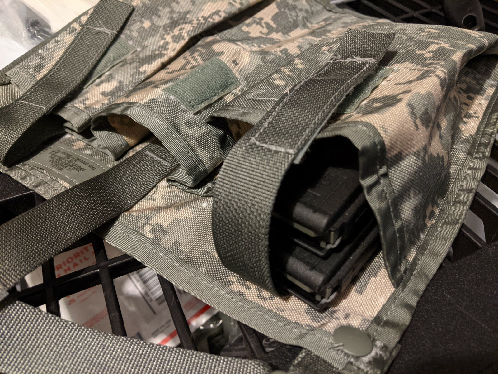 Military Army IV Bandoleer Medical Medic First Aid ACU Camo Ammo Pouch Sling