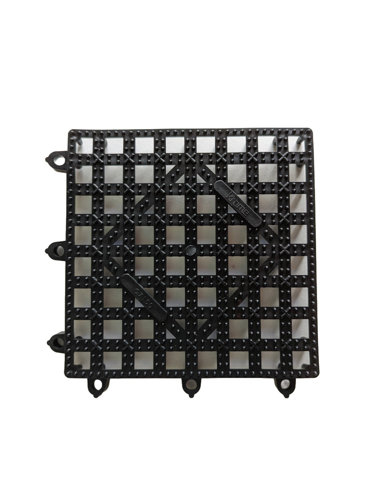 12 Kitchen Restaurant Countertop Interlocking Rubber Bar Glass Drying Mat 6"x6"