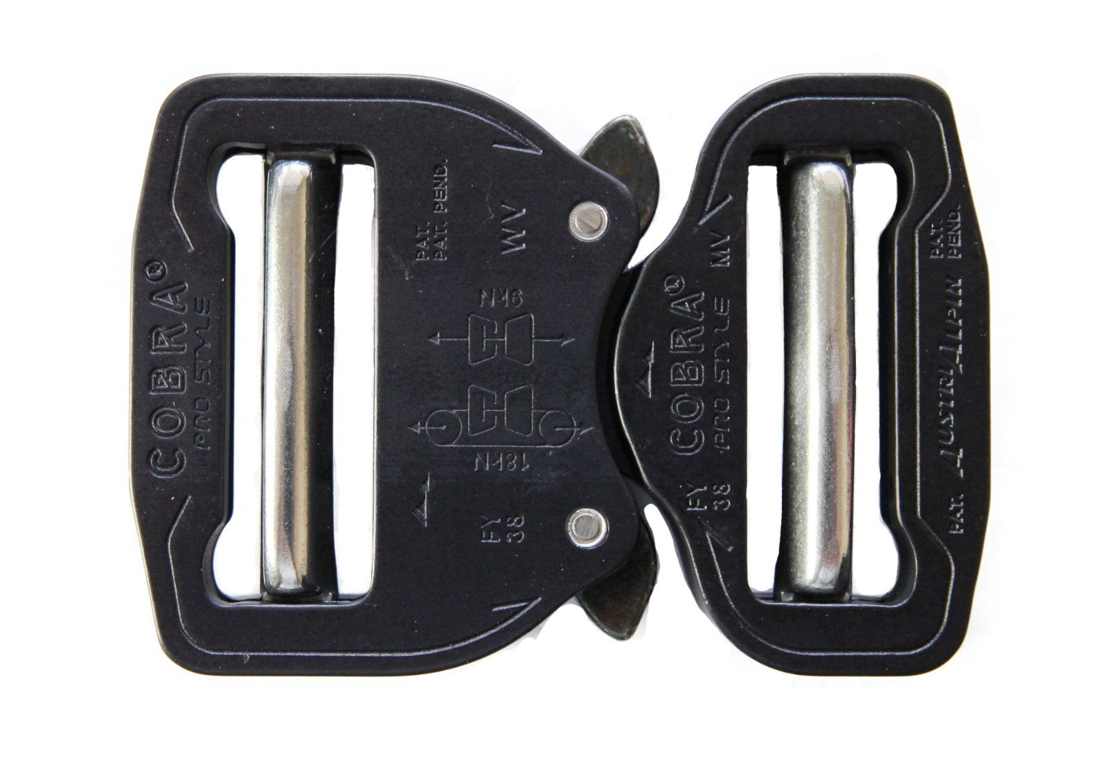 AustriAlpin COBRA ProStyle 1.5" Dual Adjustable Tactical Belt Buckle Matte Black